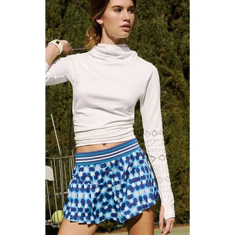 FREE PEOPLE MOVEMENT FP NWT Top Seed Printed Shorts SMALL